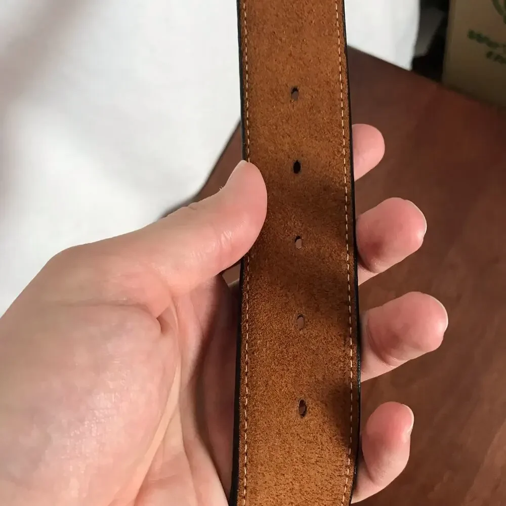 Nocona Boot Company Bootmakers Collection New Men's 28 Gray Green Leather Belt